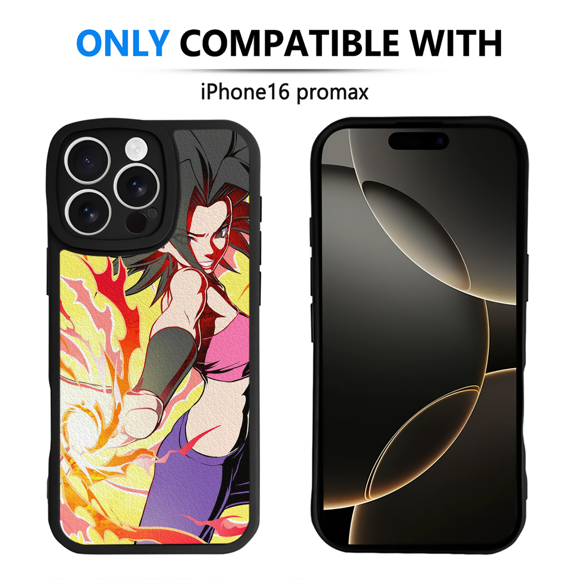 （画像用） ドラゴンボール DRAGON BALL 【iPhone 16シリーズ対応】シリコンスマホケース（レザー調） 材質：シリコン